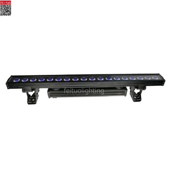 

4pcs + Road Case Battery Wireless IP65 Linear Led Wallwasher Light 18pcs 18w RGBWA UV 6IN1 New Outdoor Building DMX Wall Washer