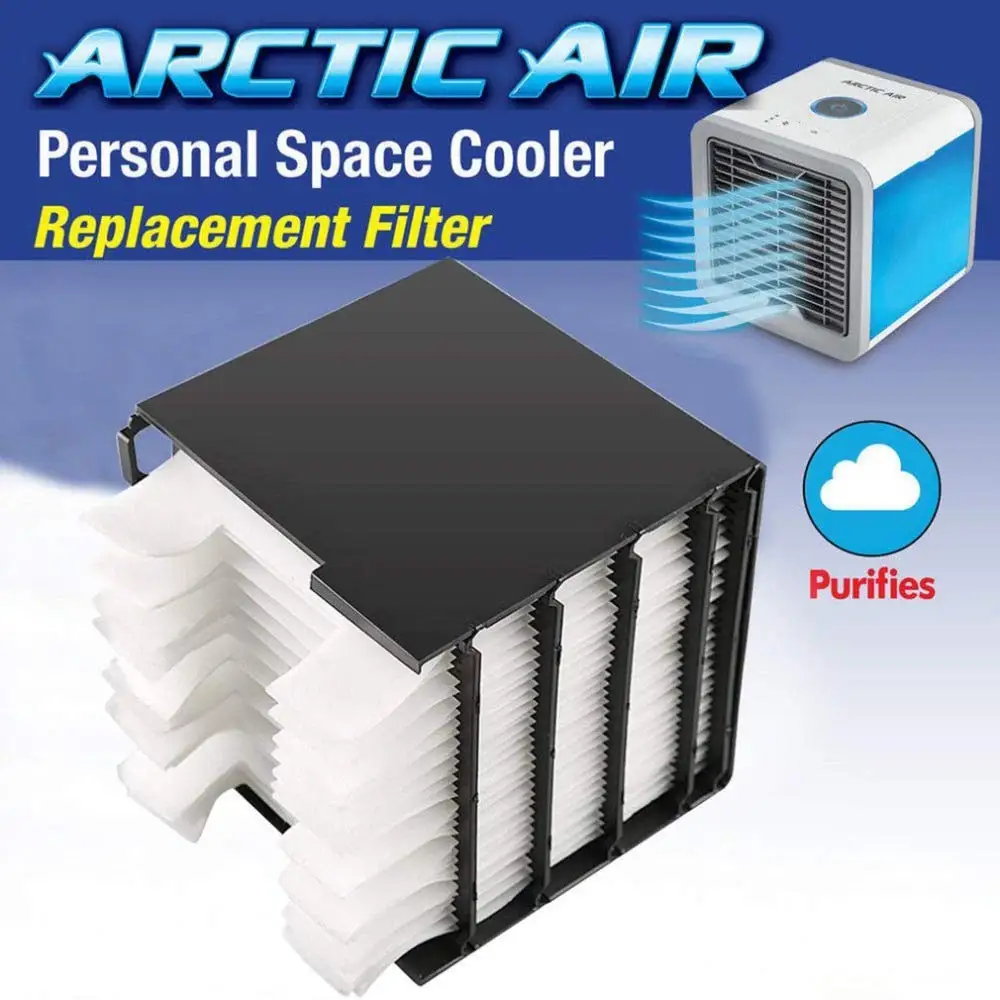 Arctic Air Cooler 24 шт. Сменный фильтр портативный кондиционер ноутбук кулер для личного пространства Вентилятор охлаждения офис