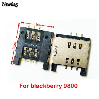 

High quality micro sim card reader For blackberry 9800 Q5 Q10 tray slot socket replacement connector