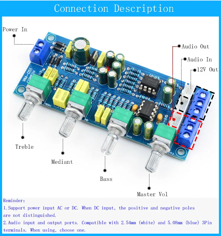 CIRMECH NE5532 OP-AMP HIFI усилитель предусилитель громкость тон эквалайзер плата управления электронный комплект