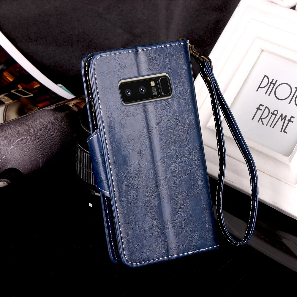 Inizeal для Samsung Galaxy Note8 пряжка кожаный бумажник откидная крышка для Samsung Note8 кожаный чехол с карт памяти