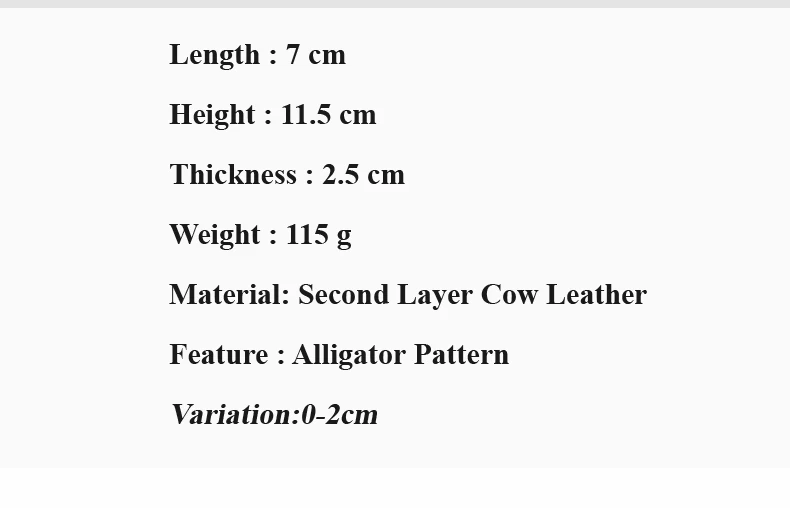 Lomelobo Split Leather Card Wallet Women & Men Alligator Coin Purse Credit ID Card Holder Female Male Lady Bank Cards Wallet Hot 2019 HCL7143 Details (08)