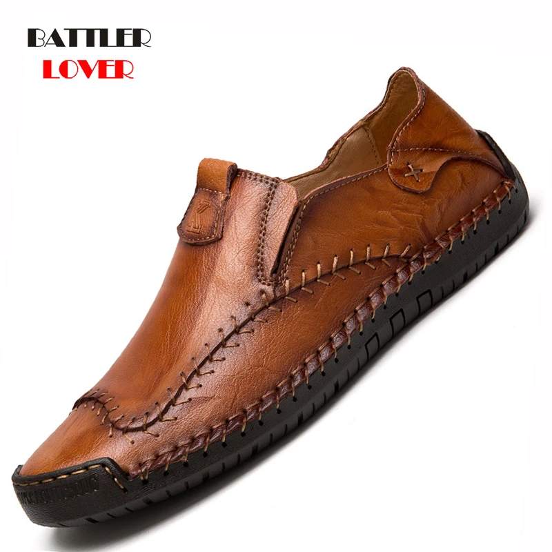 leather mens driving shoes