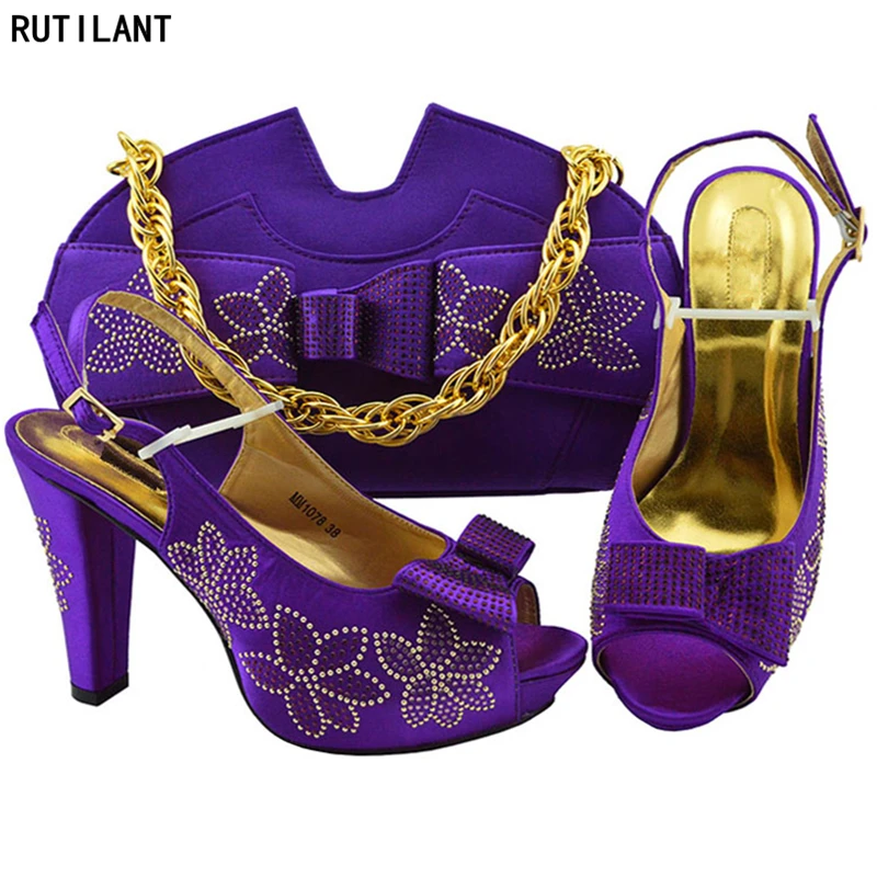 Nieuwe Aankomst Verkoop In Vrouwen Bijpassende Schoenen en Tas Set met Strass Italiaanse Schoenen met Bijpassende Tassen Tas en Schoenen set Italië Nieuwe Aankomst Verkoop In Vrouwen Bijpassende Schoenen en Tas Set met Strass Italiaanse Schoenen met Bijpassende Tassen Tas en Schoenen set Italië