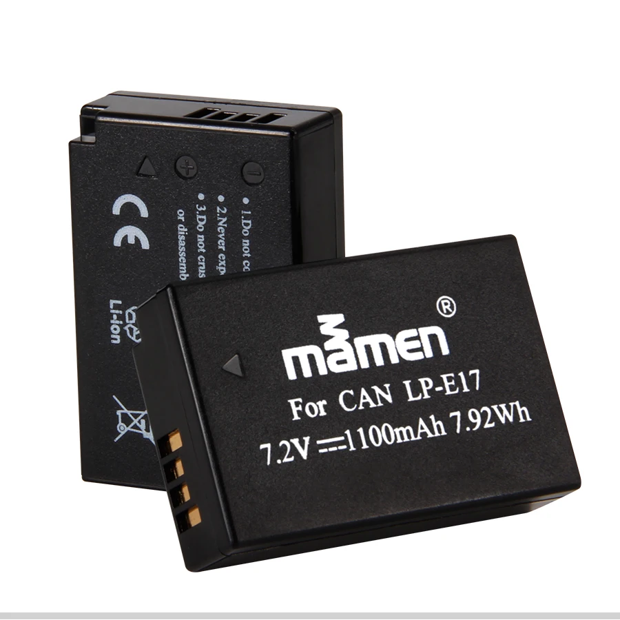 Mamen 2 шт. LP-E17 LPE17 LP E17 цифровой батарейный блок+ USB ЖК-дисплей двойной Зарядное устройство для цифровой однообъективной зеркальной камеры Canon EOS M3 M5 M6 поцелуй X8i 750D 760D T6i T6s 800D