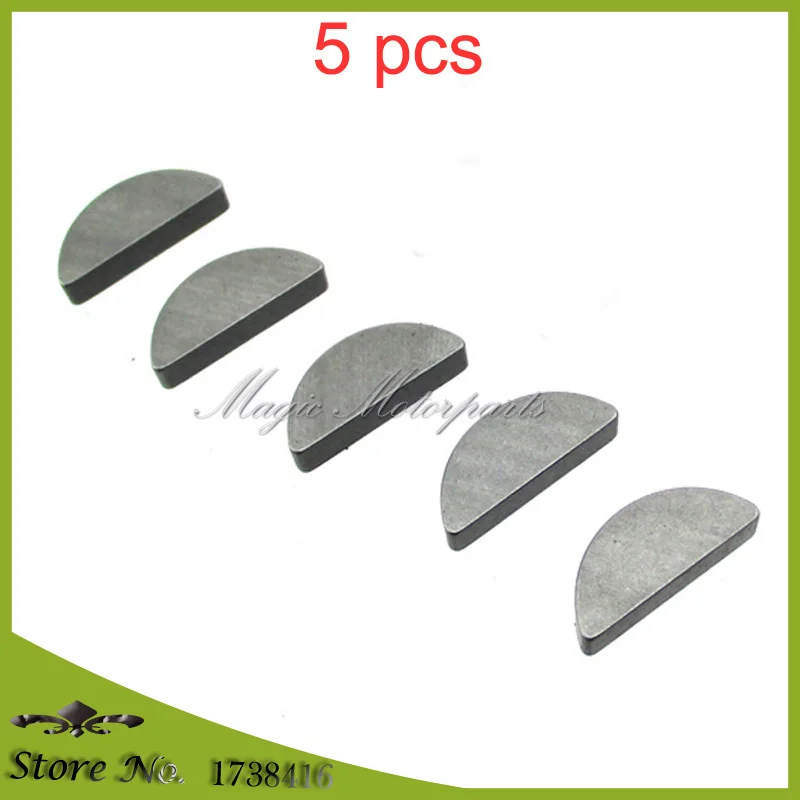 5x Crankshaft Flywheel Woodruff Key For Honda GX120 4HP GX160 5.5HP