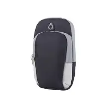 Унисекс повседневное портативный для пробежки, наручный Группа сумка маленький чехол держатель Твердые молния карман для телефонов