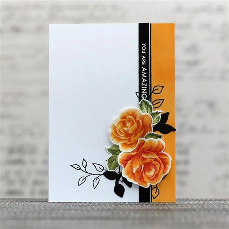 

GJCrafts New Arrival Flower Alphabet Letter Metal Cutting Dies for Dies Scrapbooking Card Making for DTY Album Craft Photo Decor