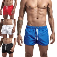 Горячая распродажа мужские Шорты однотонные быстросохнущие дышащие шорты для спорта MSD-ING