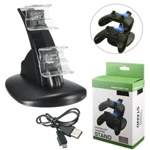 Nueva Llegada de Doble Controlador De Soporte de Carga Rápida USB Luz LED Estación de Muelle Para Xbox Uno Excelente Calidad