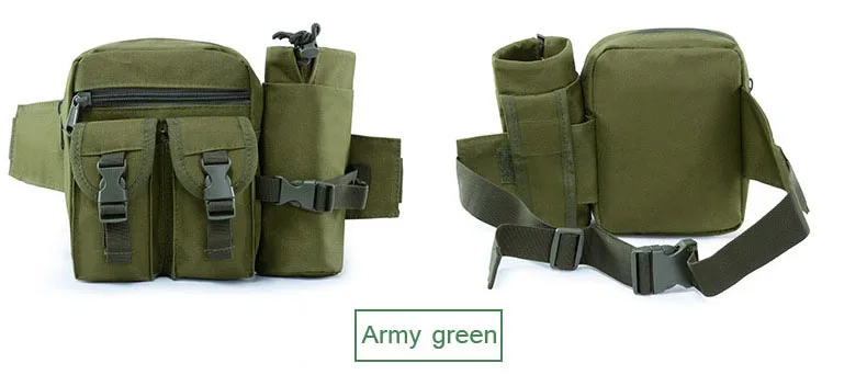 Army Green Многофункциональная сумка для инструментов сумка для верховой езды чайник карманы дорожная Мужская поясная сумка тактические карманы сумка для рыбалки - Цвет: Army Green