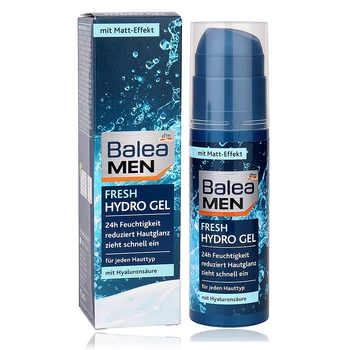 

Germany Balea Men 24H Day Care Moisturizer Fresh Hydro Gel Hyaluronic Acid Moisturizing Face Cream Easily Absorbed No Greasing