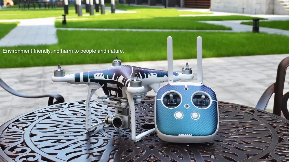 PGY DJI Phantom 3 Accessories Phantom3 Stickers 3M Graphic Wrap Skin Skins Decals Quadcopter Drone Parts