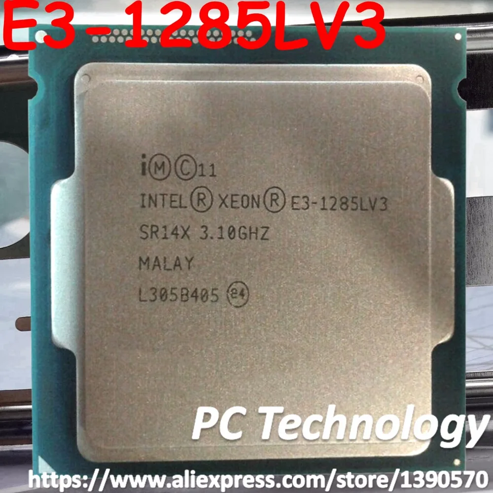Процессор Intel Xeon V3 оригинальный процессор 3 1 ГГц 8 Мб LGA1150 четырехъядерный E3 1285L с