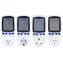 100-250 В умный счетчик энергии розетка ватт монитор анализатор мощности счетчик энергии настенная розетка