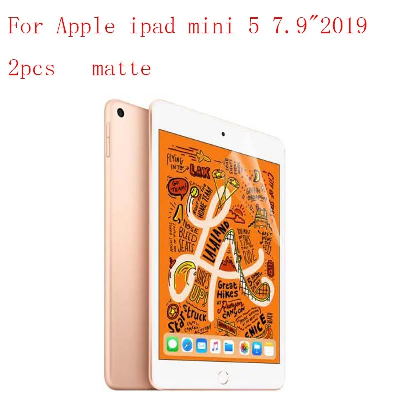 

Matte Ultra-thin Explosion-Proof Anti Shatter Screen Protector Film for Apple ipad mini 5 7.9"2019 2pcs in 1 package