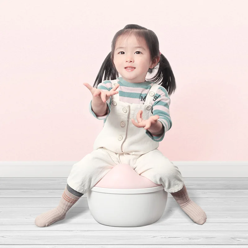 MIBABE ZQ01JK 3 в 1 детский унитаз напольный унитаз Diapering горшок для туалета обучающий анти-брызг мочи сиденье от Youpin - Цвет: Pink