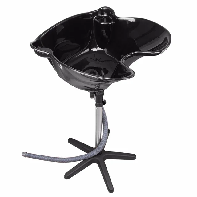 (Ship from EU) Black portable mobile hairdressing salon wash basin