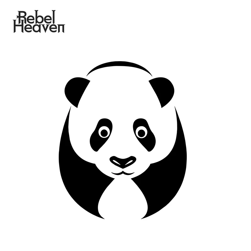 Забавная наклейка для автомобиля Rebel Heaven JDM ALIEN HEAD Kanji Chinese Add Oil Big Giant Friendly Panda