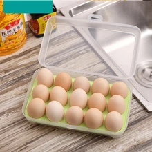 Холодильник яйцо ящик для хранения Кухня куриное яйцо держатель складское коробка препятствуют Портативный яйцо контейнеровоз случае корзину