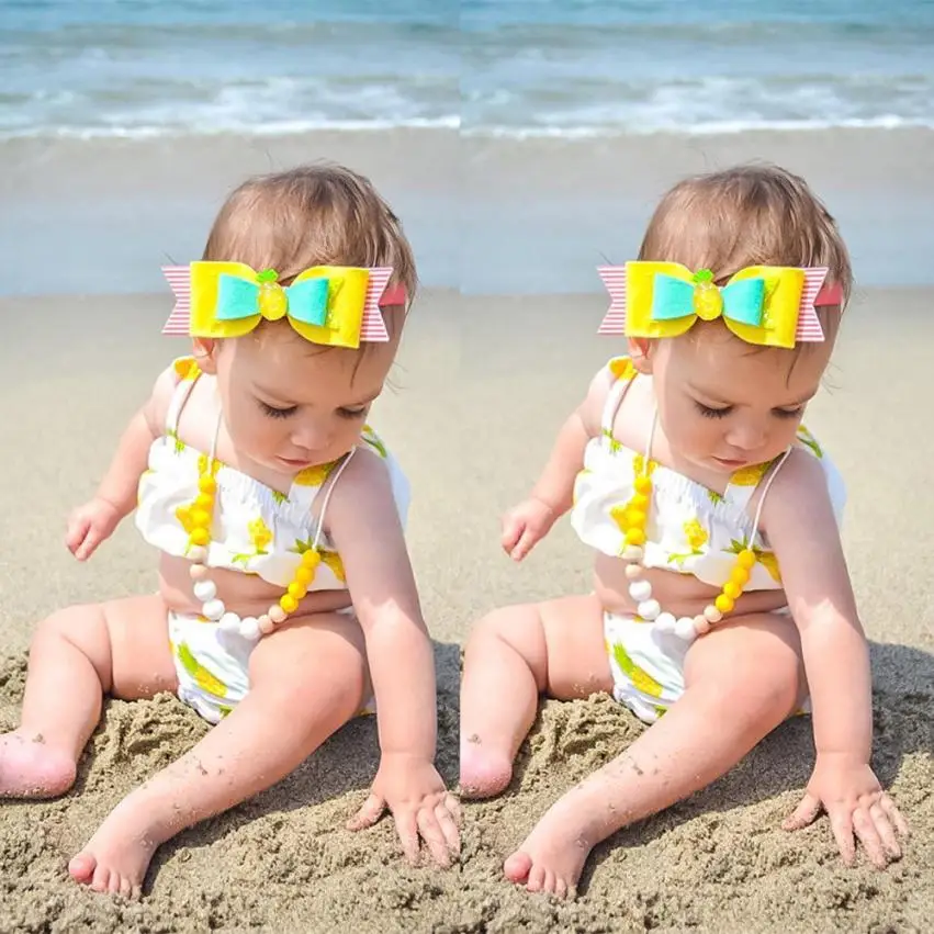 

Loss Sale Newborn Toddler Baby Girls Print Strap Tops Shorts Clothes Outfits Swimwear Set Bathing Suit Swimwear Girl 20