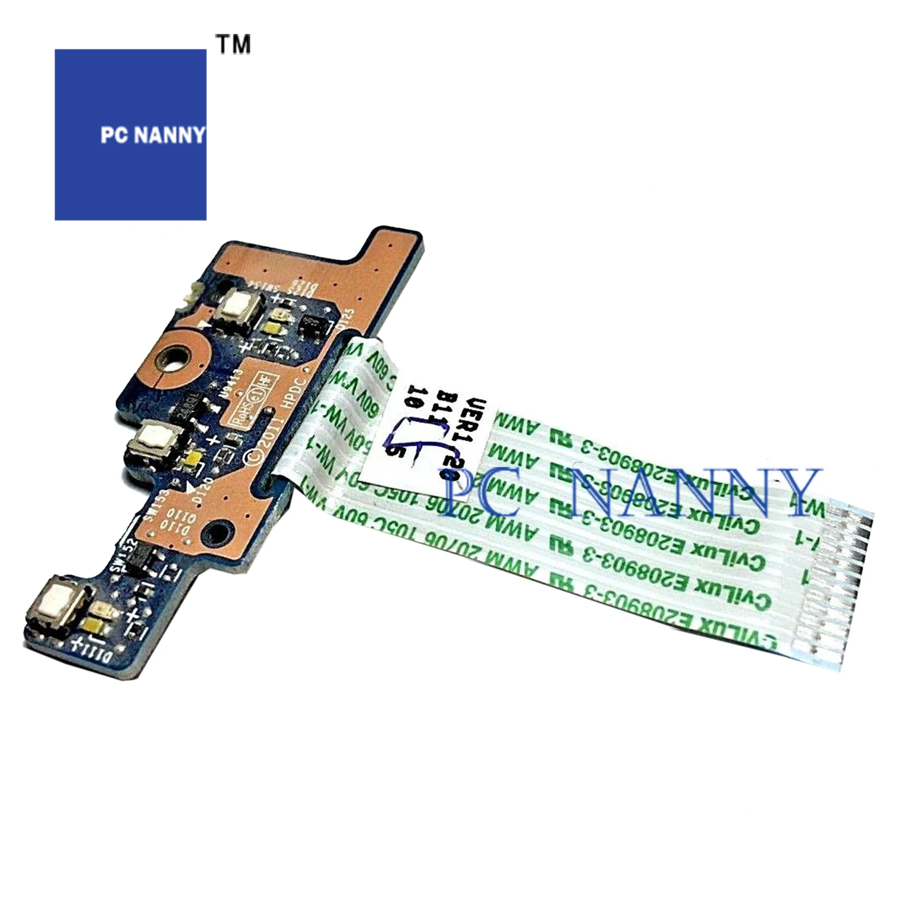 Плата PCNANNY для HP EliteBook 2570p audio Media Button с кабелем 6050A2484001 | Компьютеры и офис