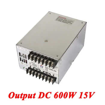 

SP-600-15 PFC 600W 15v 40A,Single Output ac-dc switching power supply for Led Strip,AC110V/220V Transformer to DC15 V