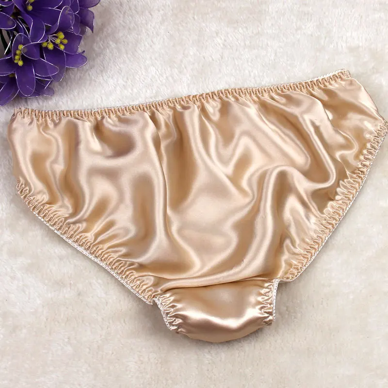 2pcs/Lot Sexy Women Lady 100 Silk String Bikinis Panties underwear