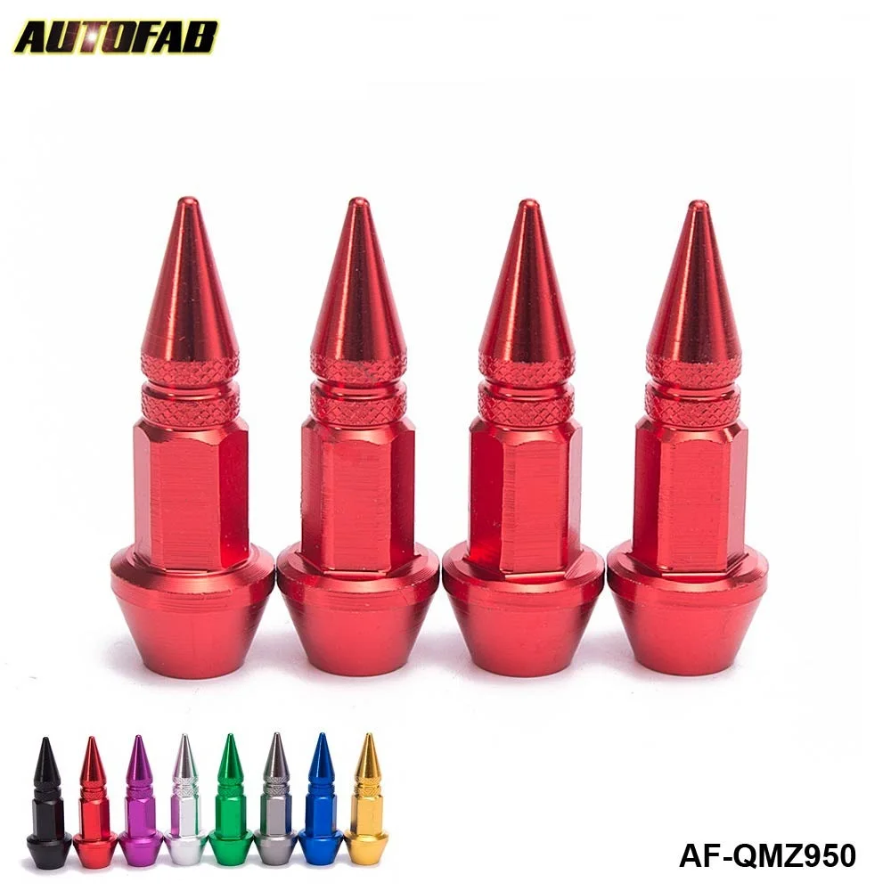 

4Pcs/Set ALUMINUM VALVE STEMS CAP WITH SPIKES FOR TIRE/WHEEL/RIM/CAR/TRUCK/SUV AF-QMZ950