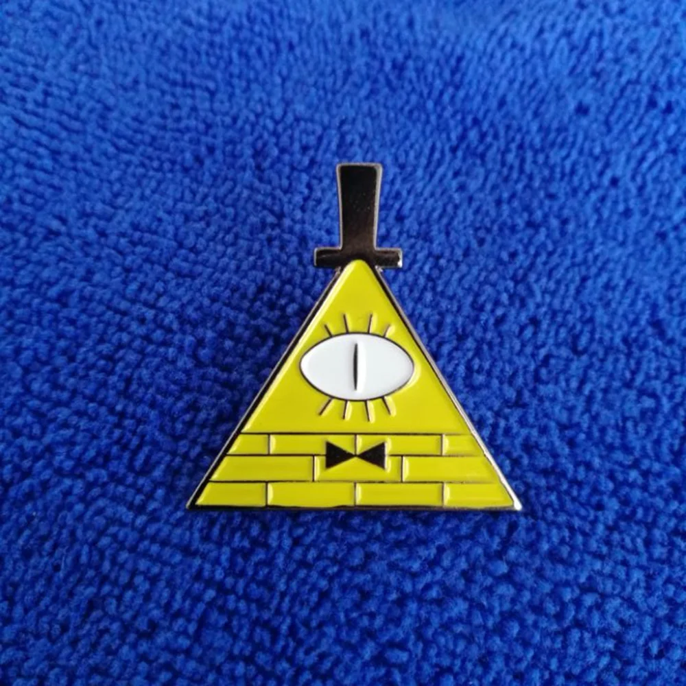 Эмалированная булавка/булавка для лацканов Bill Cipher|bill cipher|gravity fallspin pin |