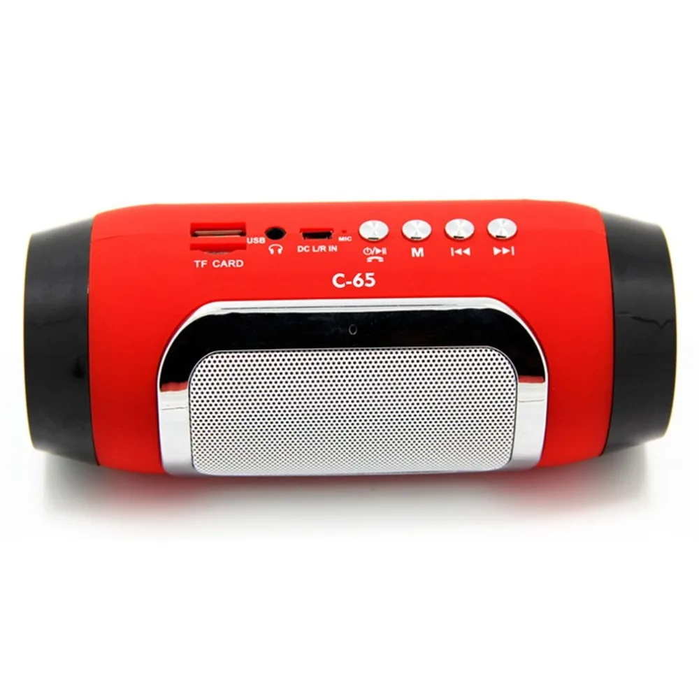High Quality HIFI Portable Wireless Bluetooth Speaker C-65 Speaker Stereo Soundbar TF FM Radio Music Subwoofer Column Speakers High Quality HIFI Portable Wireless Bluetooth Speaker C-65 Speaker Stereo Soundbar TF FM Radio Music Subwoofer Column Speakers