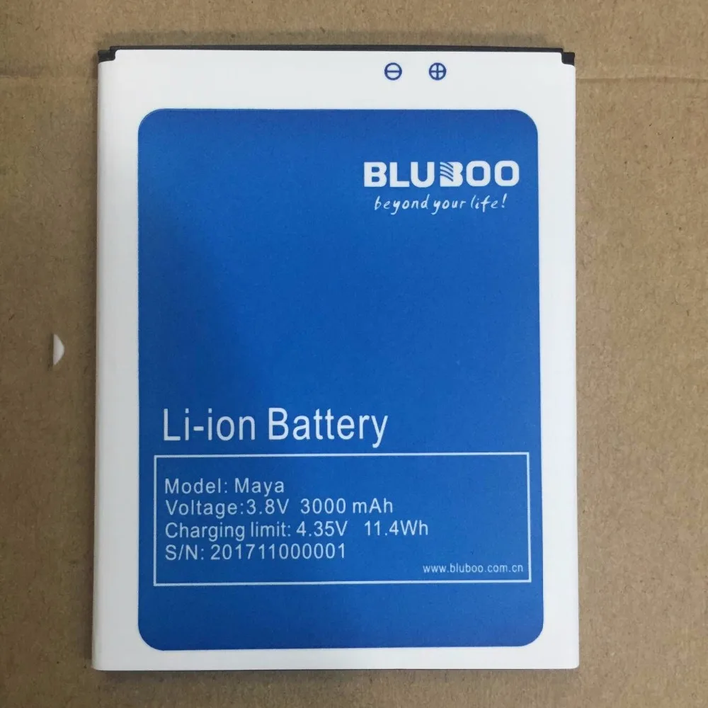 

NEW for Bluboo Maya Battery Replacement 100% Original 3000mAh Back up Battery For Bluboo Maya Mobile Phone