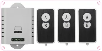 

85V 110V 120V 220V 250V 1CH RF Wireless Remote Control Switch System 3 transmitter and 1 receiver universal gate remote control