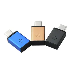 Мини Портативный Тип C Порты и разъёмы микрофон аудио адаптер Plug And Play мини-микрофон Шум отмены компьютер внешний USB микрофон