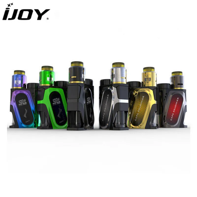 

100% Original IJOY CAPO SQUONKER Kit With 100W Box MOD Vape and MBO RDA Triangle Tank Comptiable 21700 / 20700 / 18650 Battery