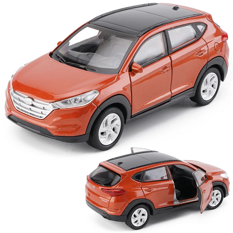 136 Scale WELLY Diecast Alloy Metal SUV Car Model For HYUNDAI Tucson