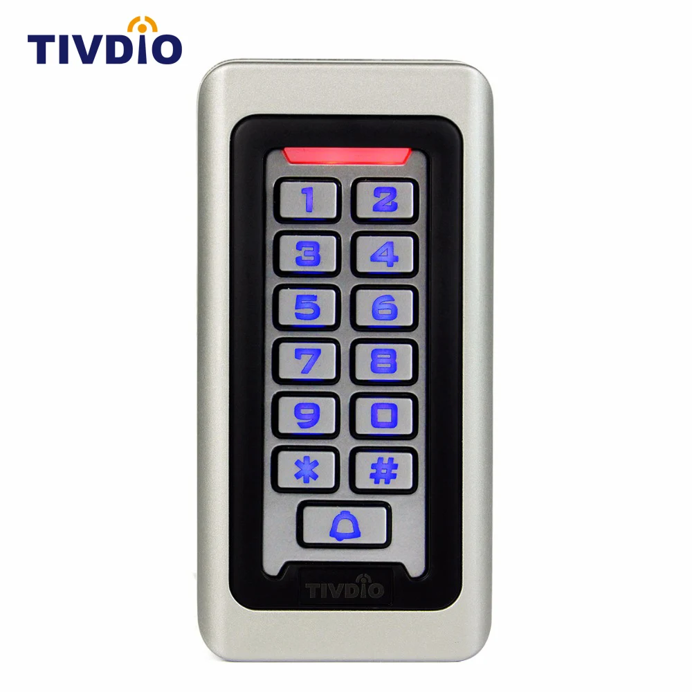 SIB Waterproof Metal Case Keypad RFID Proximity Card Standalone Access Control 2000 Users For Outdoor Indoor