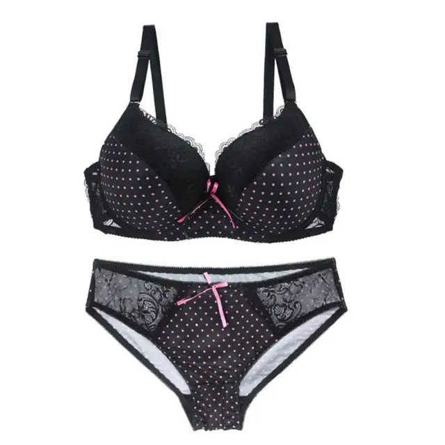 Women bra set Sexy lace underwear Ladies Bras and Panty set Plus size