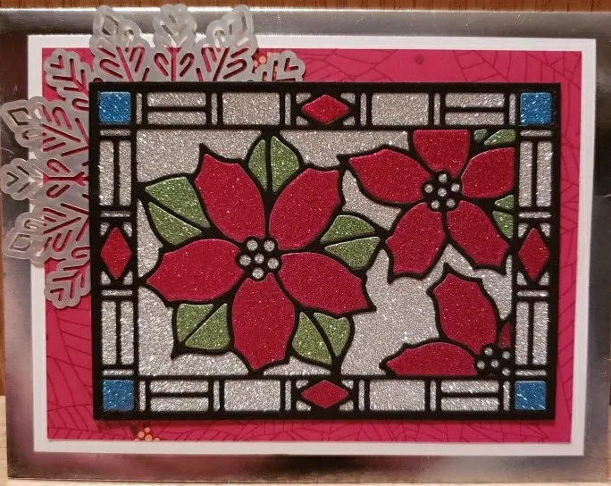 

Poinsettia rectangle Frame Metal Cutting Dies Scrapbooking Craft Dies cutting Embossing diy album create Stencil Card make Dies