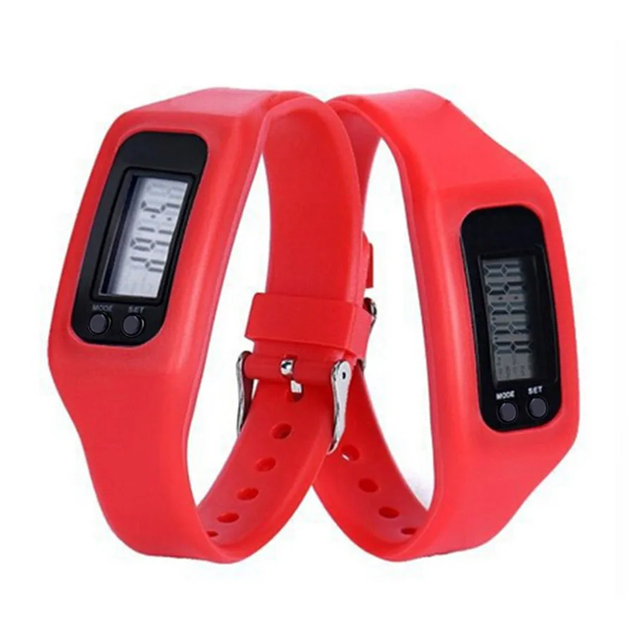 Buy Digital LCD Pedometer Wristband Run Step Walking
