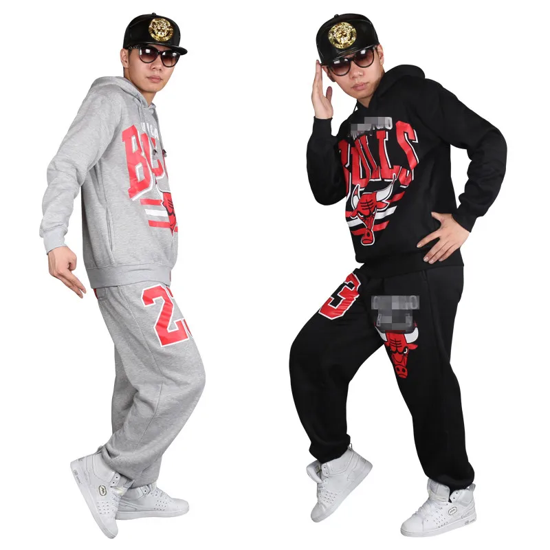 mens hip hop sweat suits