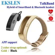 Talkband S3Plus Бизнес смарт-браслет Гибридный Smart band Bluetooth гарнитура наушники сердечного ритма крови Давление Фитнес трекер