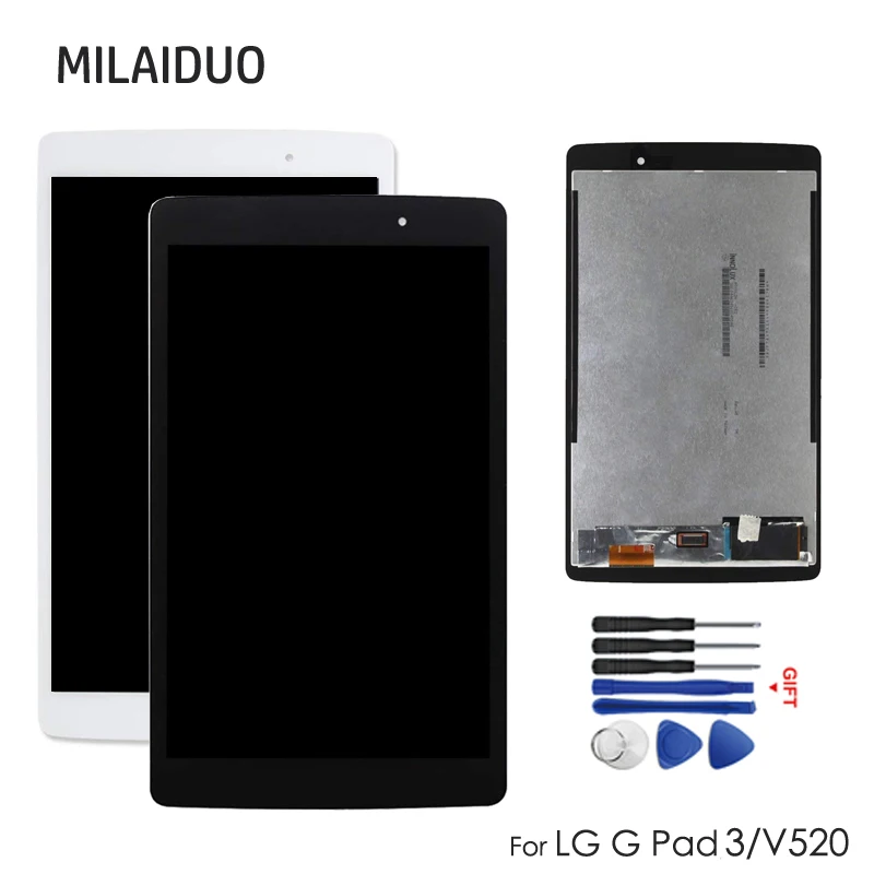 ЖК дисплей для LG G Pad 3 III X V520 V521 8 0 ''ЖК панель с сенсорным экраном дигитайзер