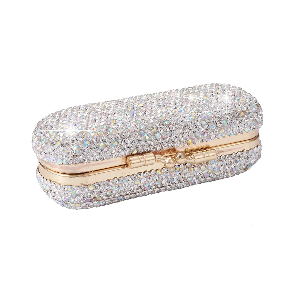Коробка для хранения автомобиля женская помада чехол с зеркалом блестящие бриллианты Роскошные винтажные клипсы на держатель помады для Авто/сумки