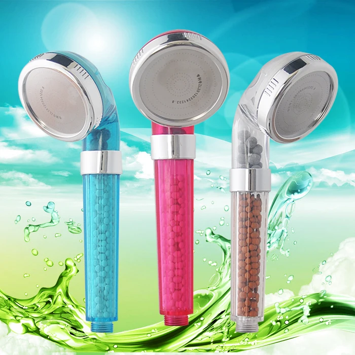 Bathroom Negative ion hand shower nozzle shower set shower nozzle