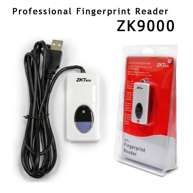 Zk9000 Профессиональный отпечатков пальцев USB считыватель сканер пальца Сенсор
