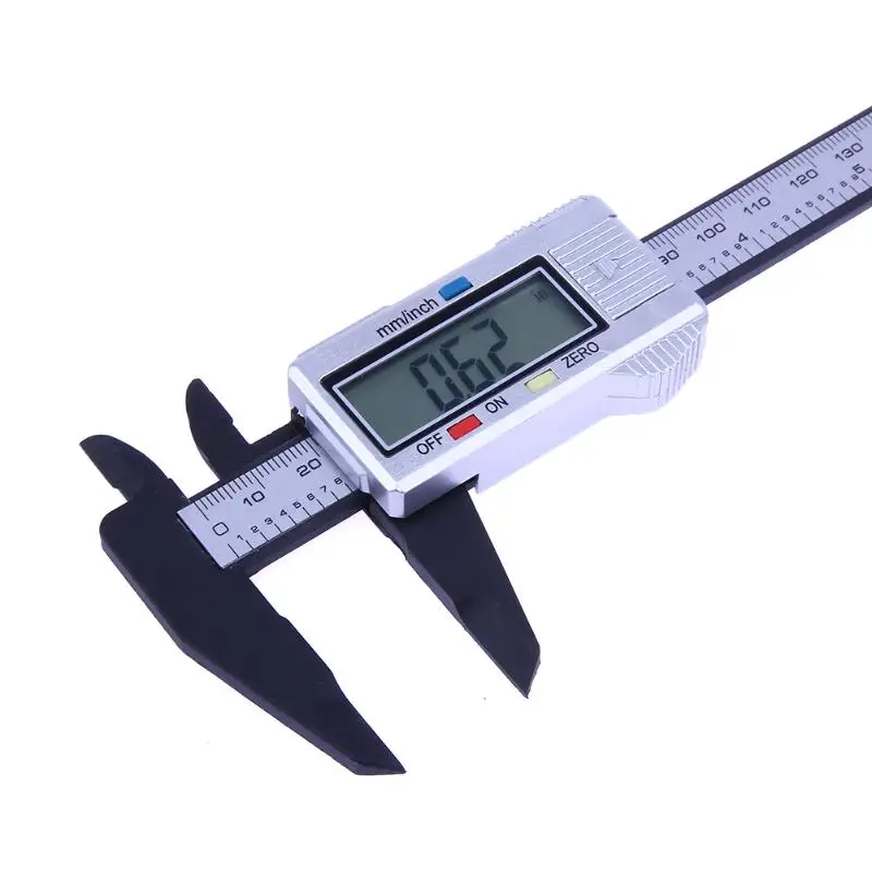 150mm 6 inch Plastic LCD Digital Electronic Vernier Caliper Scale Ruler