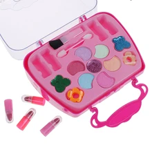 Игрушка косметика для девочек, макияж, игрушка для ролевых игр, детский набор для макияжа, безопасный нетоксичный набор для макияжа, игрушка для девочек, туалетный косметический дорожный ящик