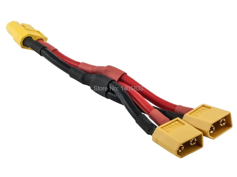 DJI Phantom RC VGE Dual RC Battery Wire Cable Harness XT60 Connector