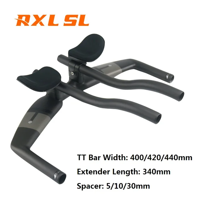 RXL SL prolongateur triathlon guidon triathlon cintre aero carbone  Rétractable 15mm prolongateur velo route guidon triathlon velo guidon velo